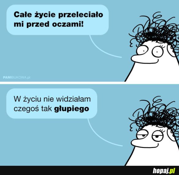 CAŁE ŻYCIE PRZELECIAŁO MI PRZED OCZAMI