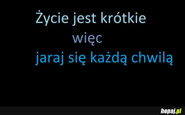 Życie jest krótkie