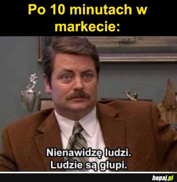 Nienawidze robić zakupów