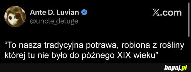 Tradycyjna potrawa