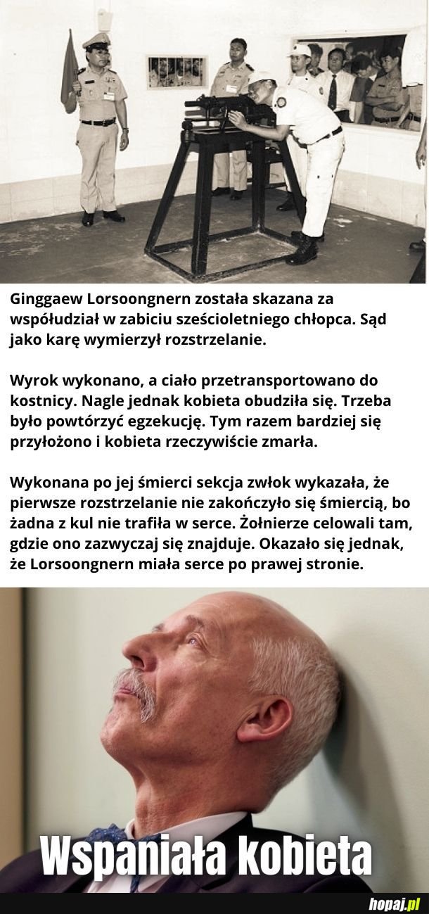 Miała serce po właściwej stronie...