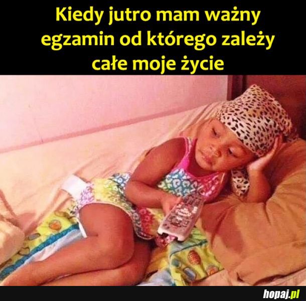 Ważny egzamin