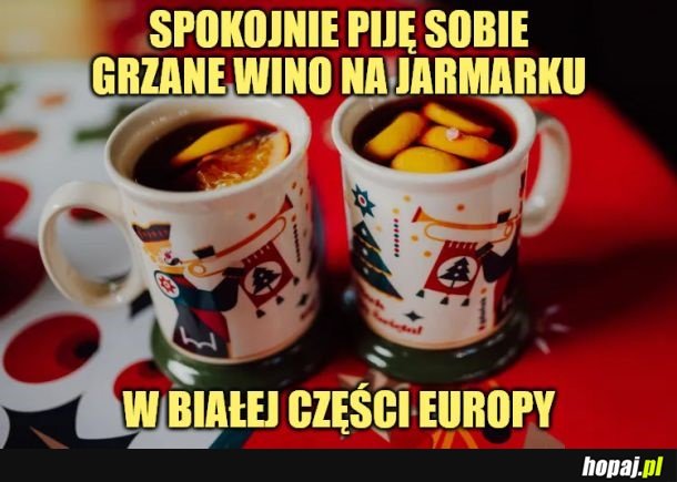 Grzane wino.