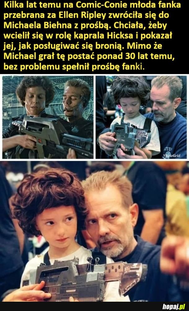 Michael Biehn spełnił prośbę małej fanki