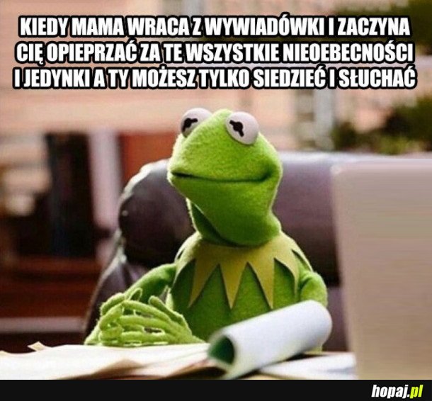 KIEDY MAMA WRACA Z WYWIADÓWKI