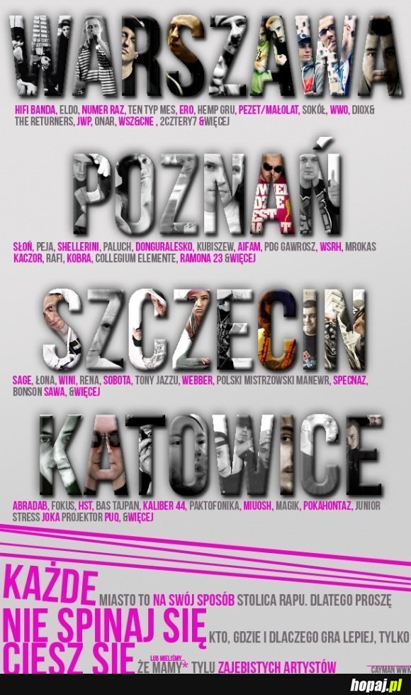 Ciesz się, że mamy artystów