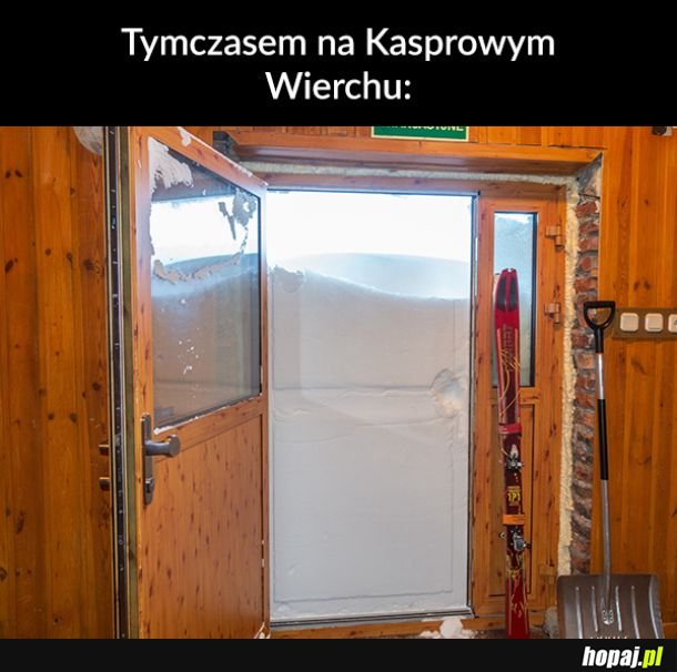 Trochę śniegu napadało