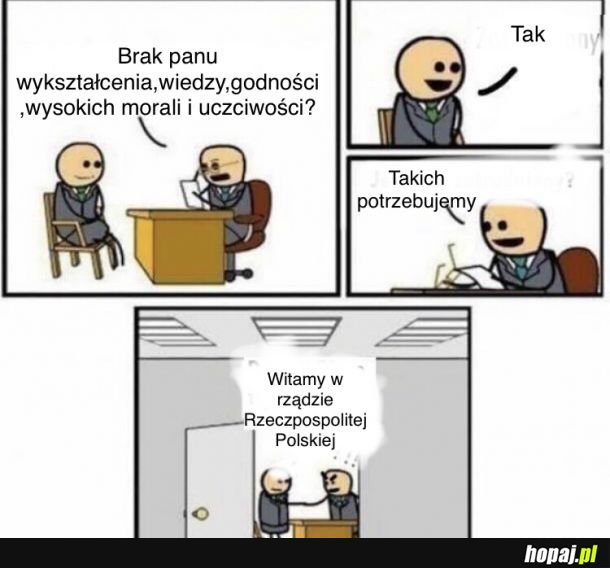 Kogo nasz rząd potrzebuje