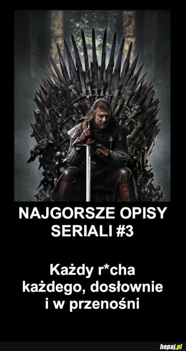 Najgorsze opisy seriali #3