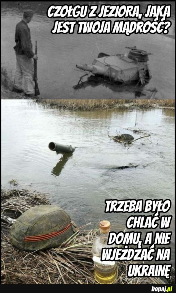 Czołg z jeziora.
