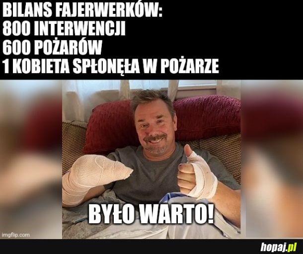 W przyszłym roku też bedem szczelał