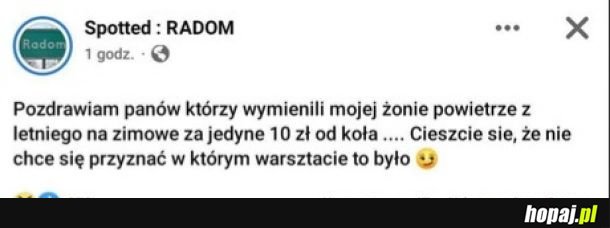 A czy Ty wymieniłeś już powietrze na zimowe?