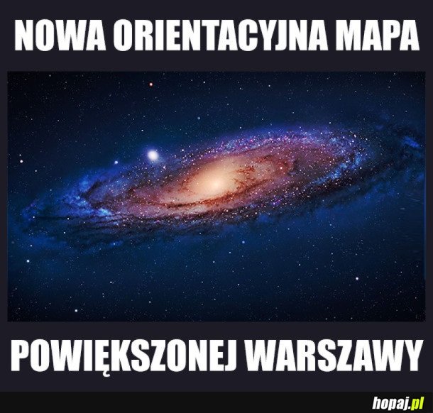 NOWA MAPA POWIĘKSZONEJ WARSZAWY