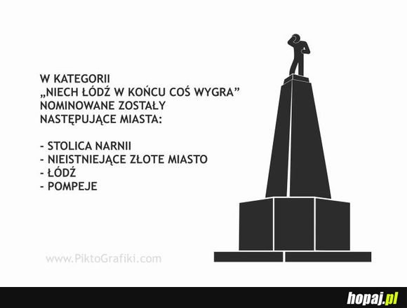 Niech Łódź w końcu coś wygra ;)
