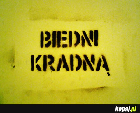 Biedni kradną