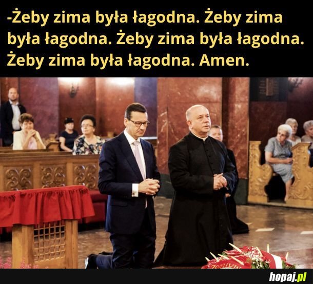 Założę się, że będzie mroźno! 