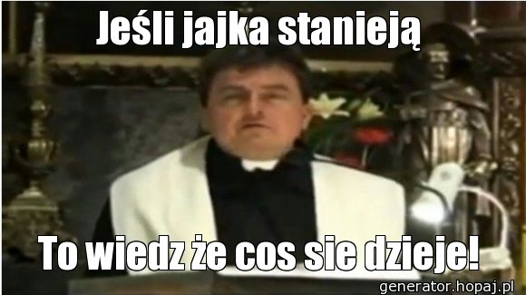 Jeśli jajka stanieją