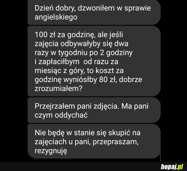 Zajęcia z angielskiego