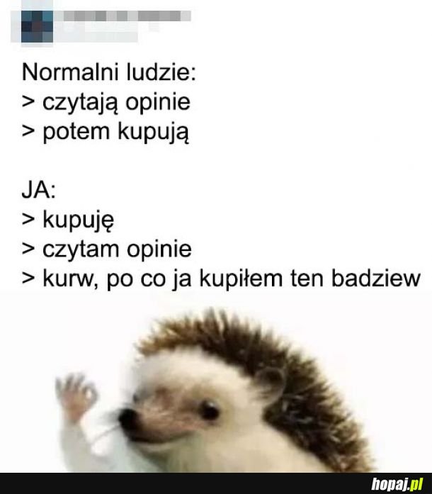 Zawsze ten sam błąd 