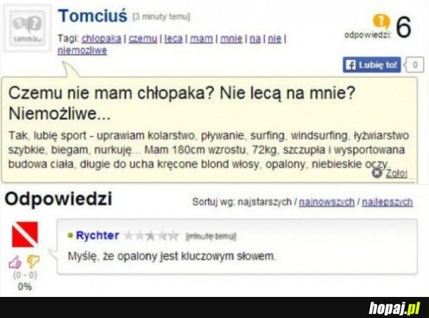 DLACZEGO NIE MAM CHŁOPAKA?