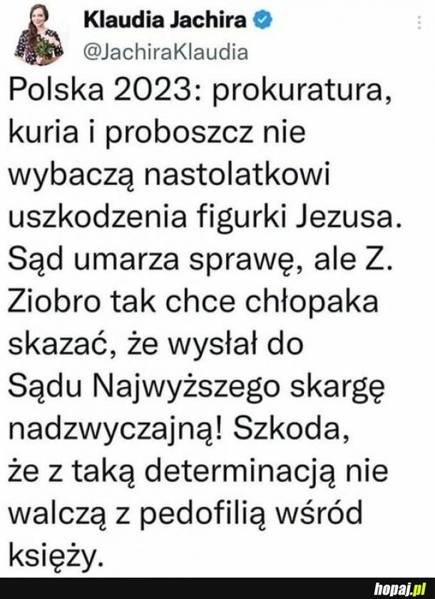 0 nie odpuszcza...