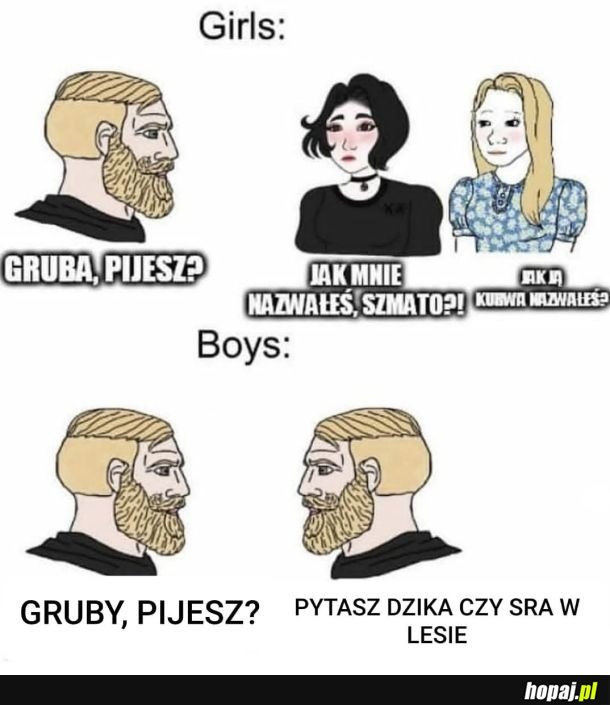Kobiety z reguły mają mniejszy dystans do siebie niż faceci