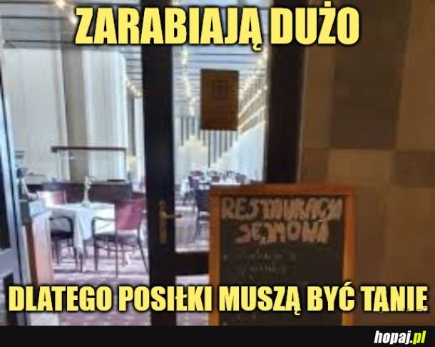 Restauracja sejmowa.