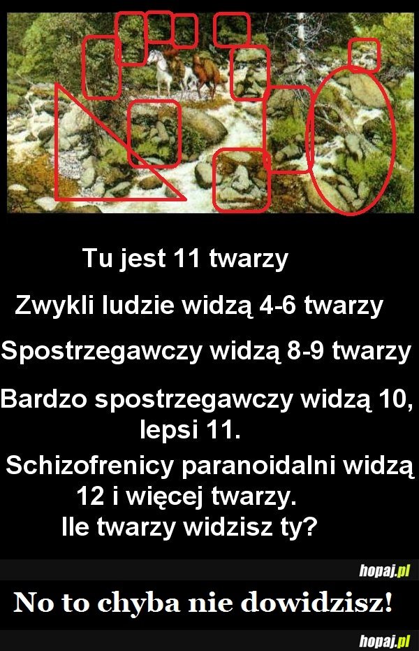 Twarze w czerwonych obramowaniach...