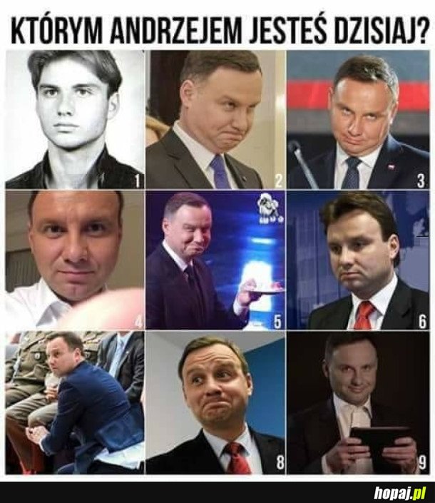 KTÓRYM ANDRZEJEM JESTEŚ?