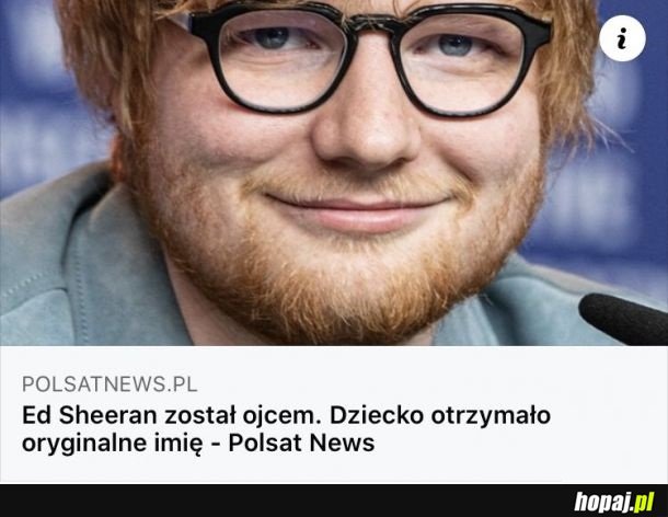 Polsat news sheeran