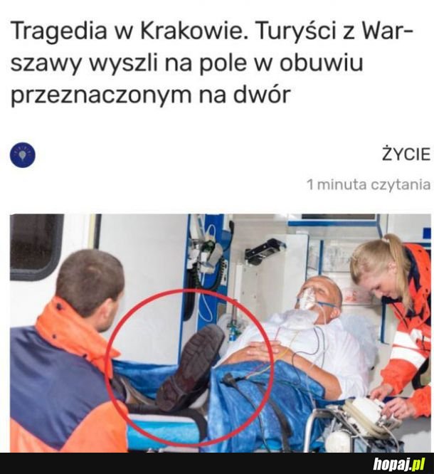 Dramat turystów z Wawki 