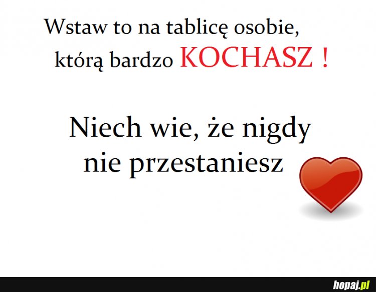 KOCHAM CIE !