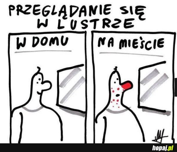 Przeglądanie się w lustrze
