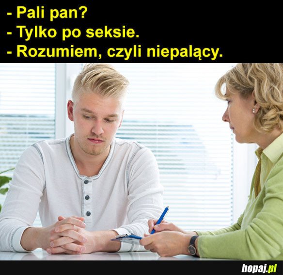 Niepalący...