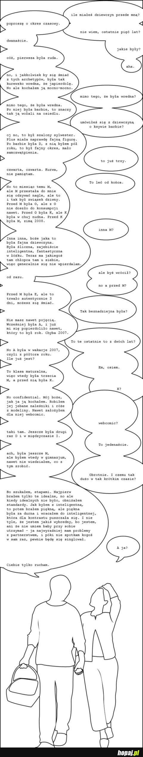 Ile miałeś dziewczyn przedemna?