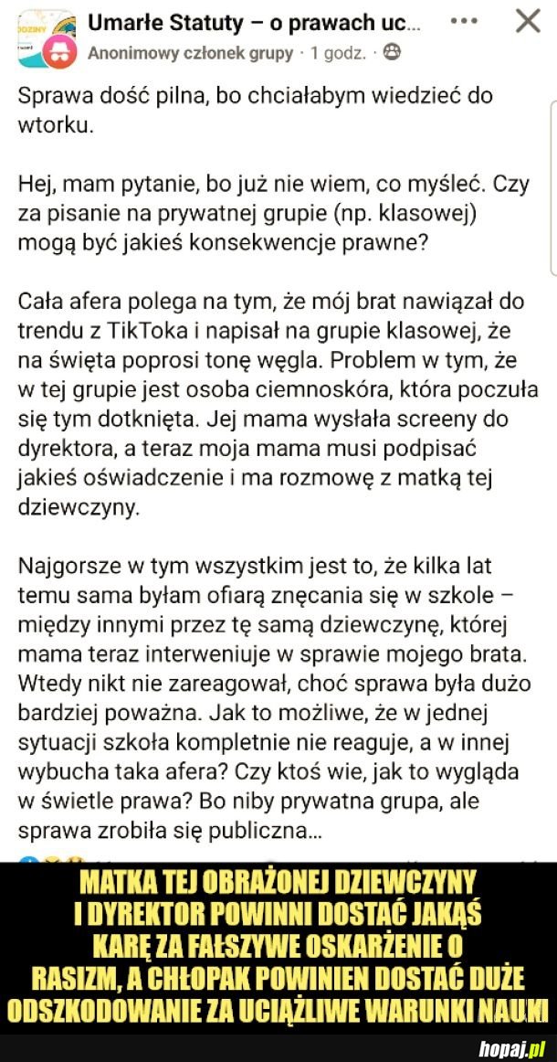 Dyrekcja do zwolnienia.