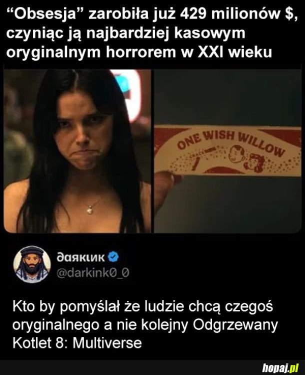 Dziwne, przecież to nawet nie jest Marvel