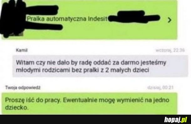  Dej pralkę