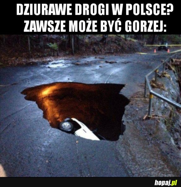 Dziurawe drogi