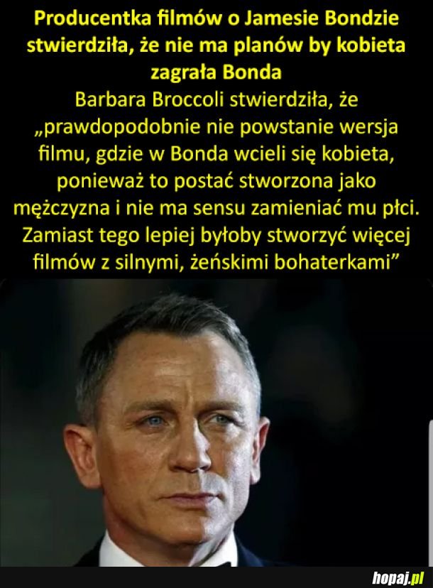 Bond nie będzie kobietą