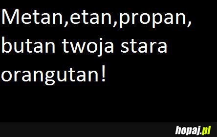 Metan, etan, propan