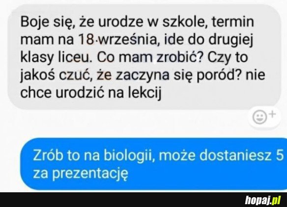 TRZEBA BYŁO MYŚLEĆ WCZEŚNIEJ