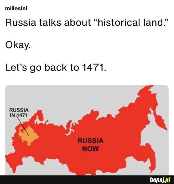 Przywróćmy historyczne granice rosji