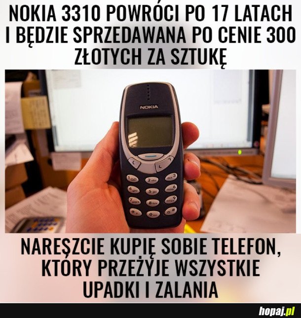 NOKIA 3310 POWRACA!