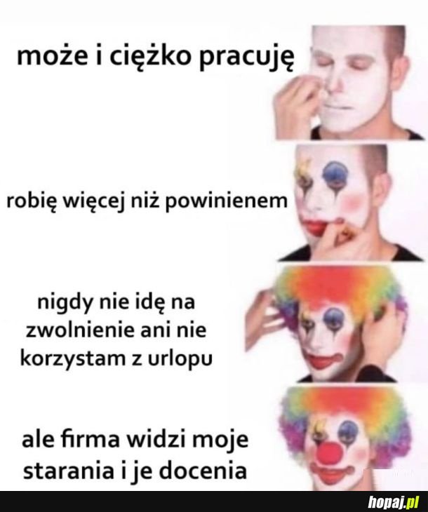 Na pewno docenia