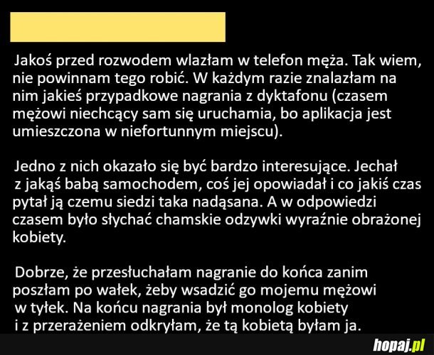 Sprawdzanie telefonu męża