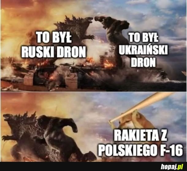 To nie dron spadł na dom