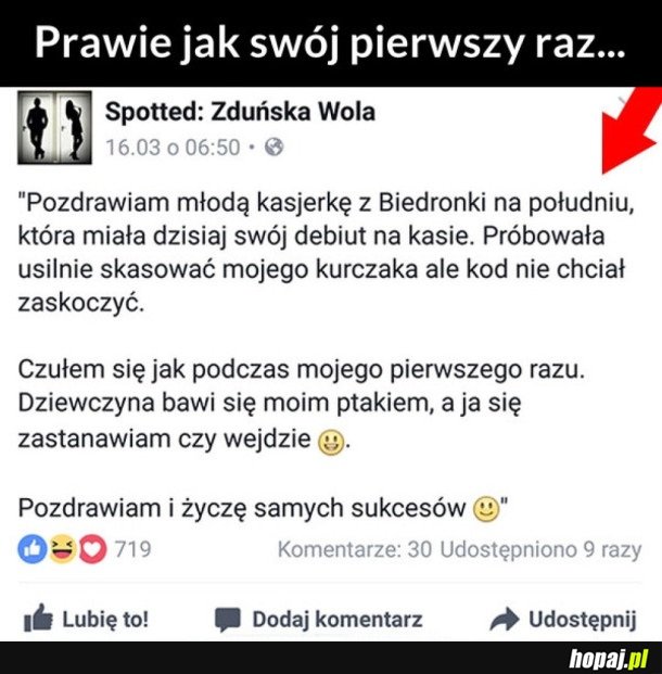 PRAWIE JAK PIERWSZY RAZ