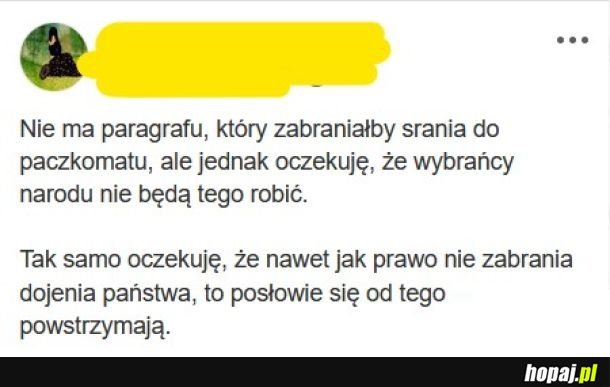 Nie mam wygórowanych oczekiwań.