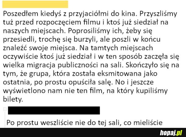 Wielka migracja na sali kinowej